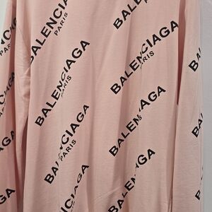 Balenciaga Pink Crew Neck Sweater
